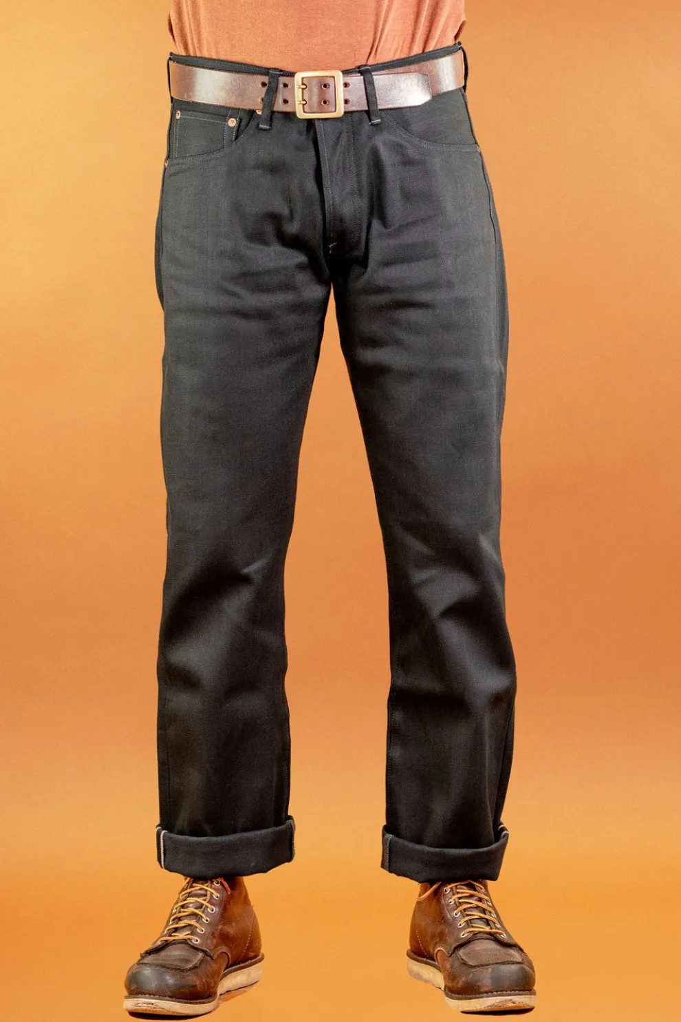 Clint Pants Gunpowder Selvage 14oz Black