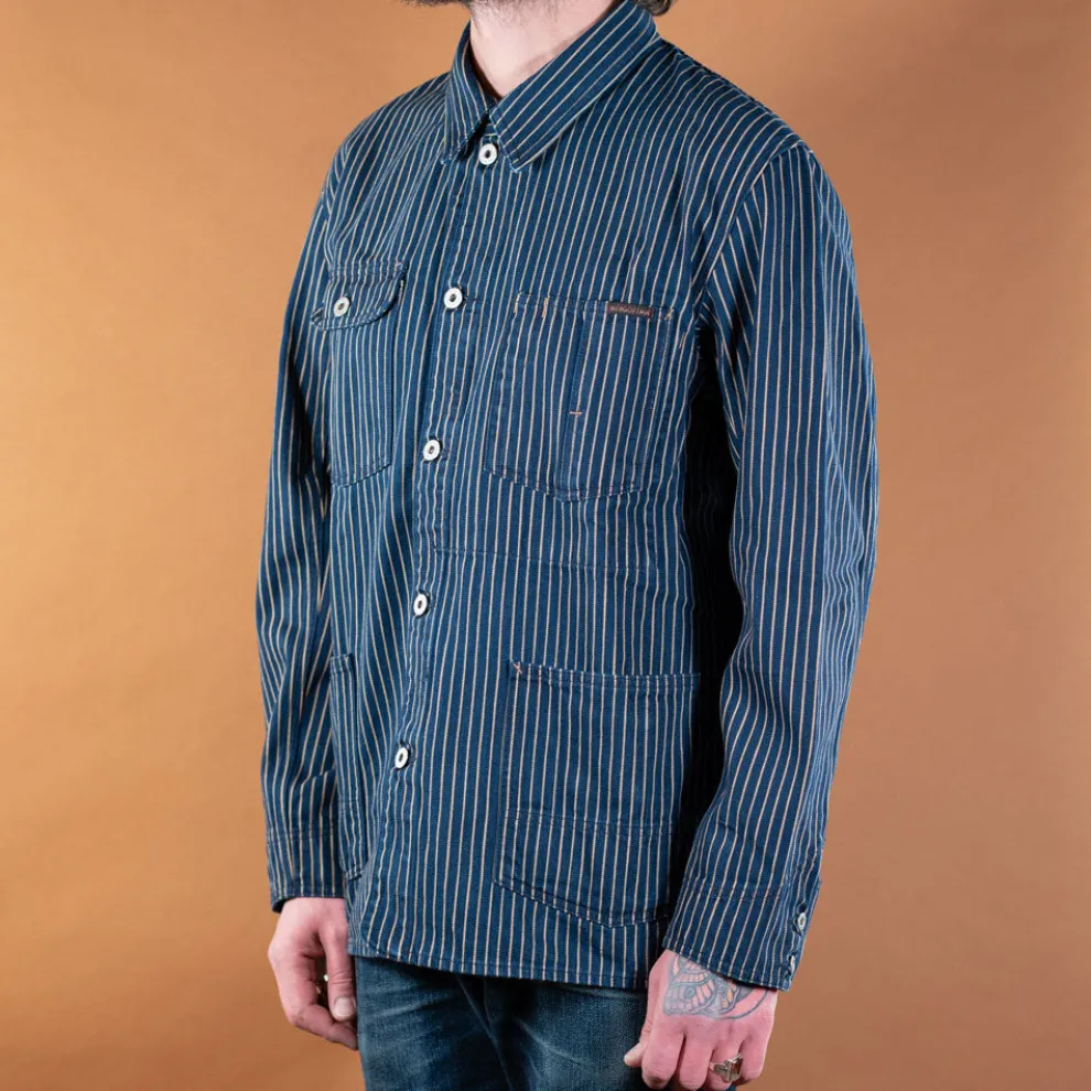 Kurt Single Stripe Indigo Jacket