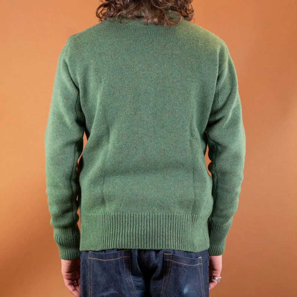 Men's Rollkragen Pullover Relaxed Fit Moss