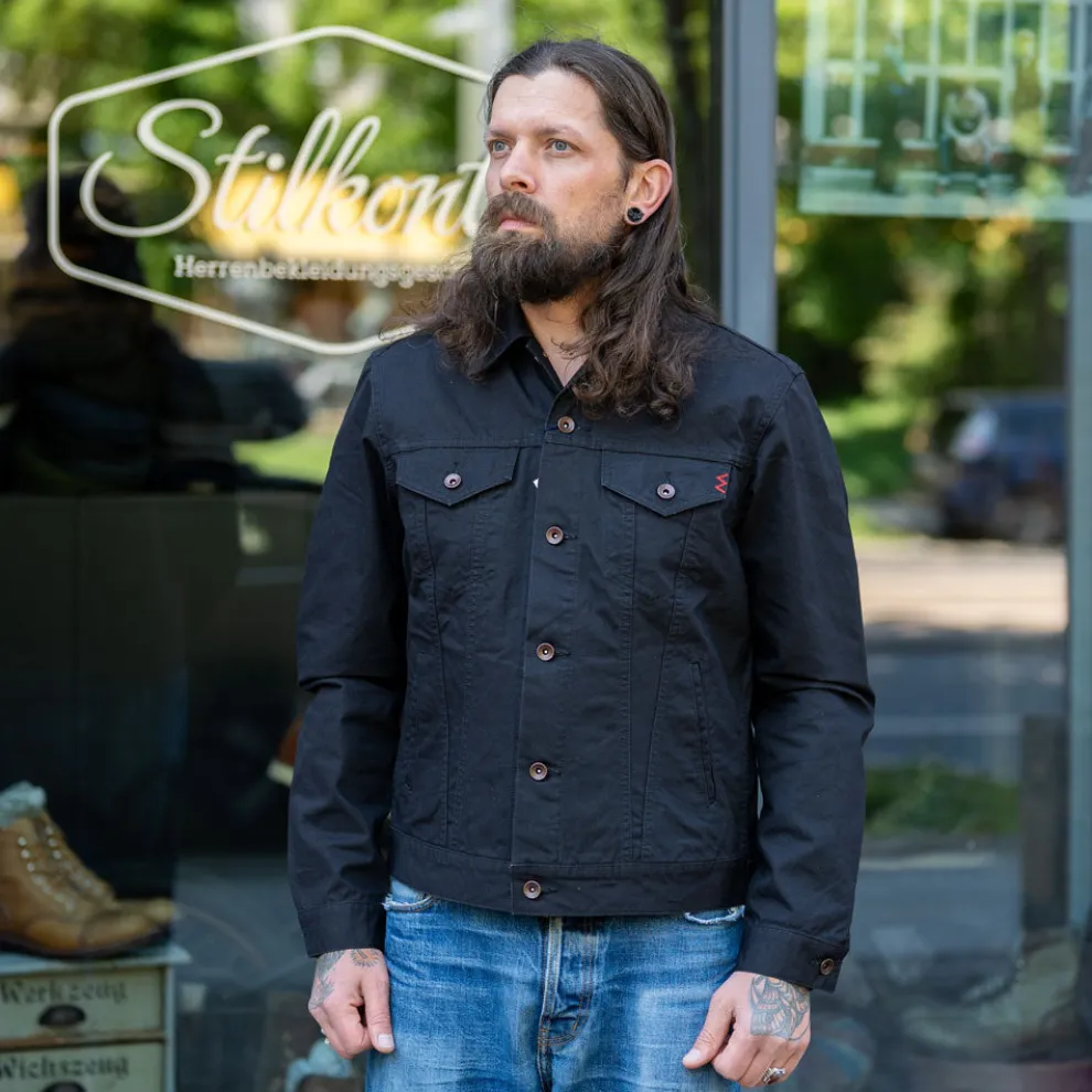 9oz. Canvas Type III Jacket IHJ-147 Black