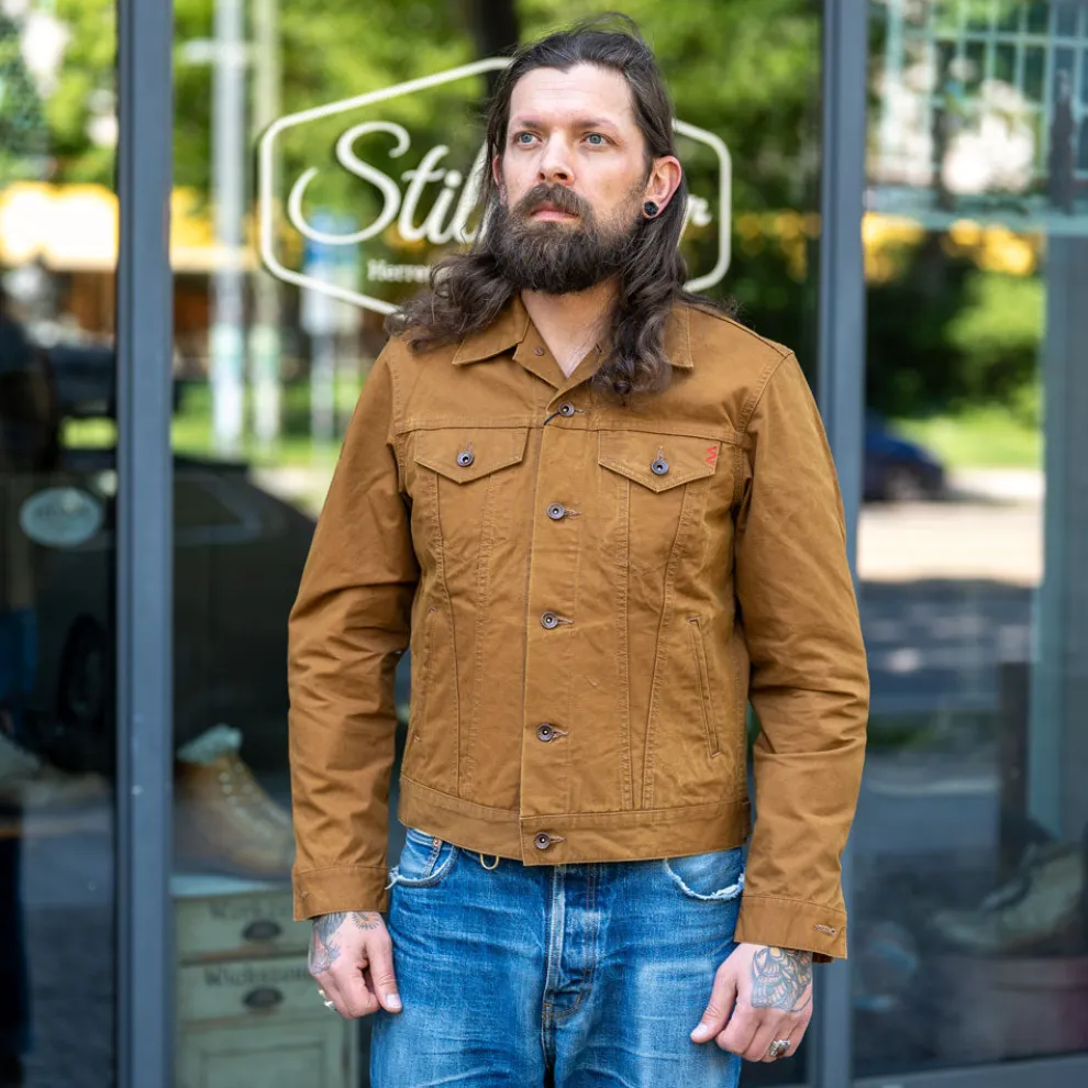 9oz. Canvas Type III Jacket IHJ-147 Brown