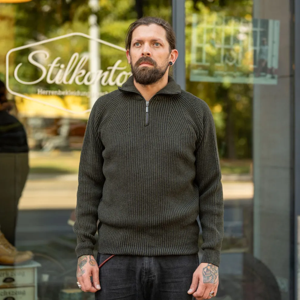 Troyer Merinowolle Olive