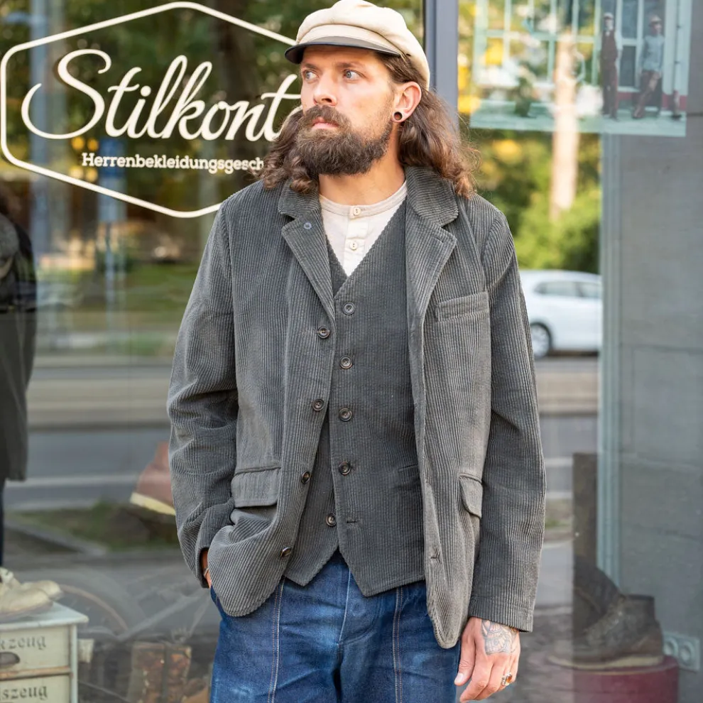 Vincent Casual Blazer Jacket Olive-Taupe